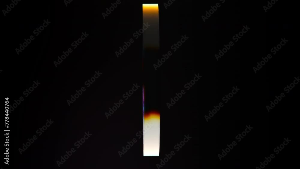 Poster glossy dispersion element. computer generated 3d render