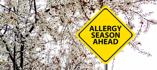Caution Sign - Allergy Season Ahead, Pollen