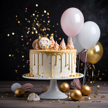 cake with candles