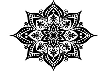 black and white star &  line-seamless-vector-illustration.