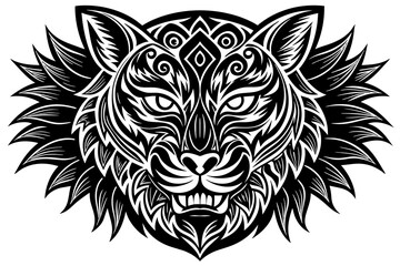 tattoo design & neon-wallpaper-texture-vector-illustration