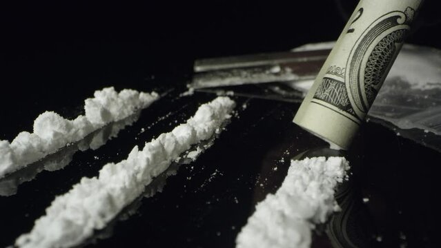 Substance Abuse: Dollar Bill and White Powder