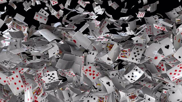  Dynamic Deck Animated Poker Card Transitions From botom to top vertical wipe