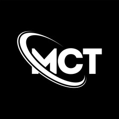 MCT logo. MCT letter. MCT letter logo design. Initials MCT logo linked with circle and uppercase monogram logo. MCT typography for technology, business and real estate brand.
