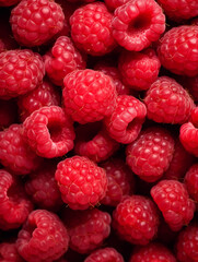close up of raspberries