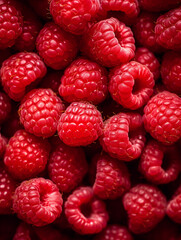 close up of raspberries