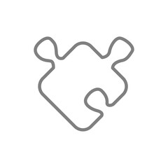 Vector flat icon. Gray icon on isolated on white background. Business concept. Perfect for your creative idea.