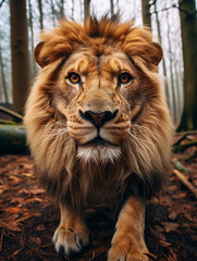 Fototapeta premium portrait of a lion