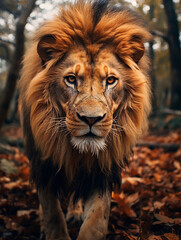 Fototapeta premium portrait of a lion