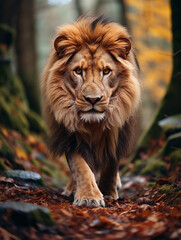Fototapeta premium portrait of a lion