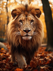 Fototapeta premium portrait of a lion