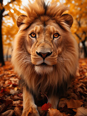 Fototapeta premium portrait of a lion