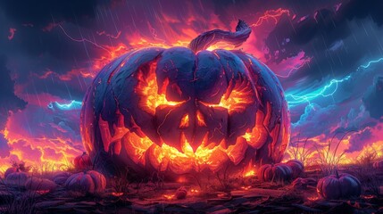 Apocalyptic Pumpkin King - Powered by Adobe