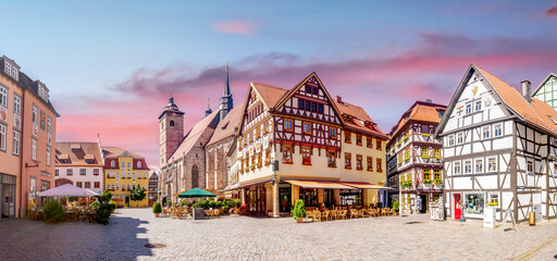 Altstadt, Schmalkalden, Deutschland  - obrazy, fototapety, plakaty