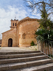 Church of San Pedro (St Peter) in San Pedro de Gaíllos. Community of Sepúlveda, province of Segovia, Castilla y León, Spain, Europe