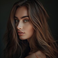 Fototapeta premium portrait of a beautiful woman
