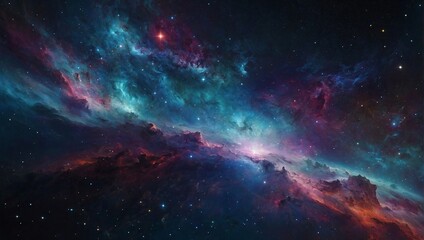 galaxy background with stars and nebula