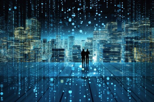Advancing Energy Sustainability with the Smart Grid, IoT, Technology Concept, Background