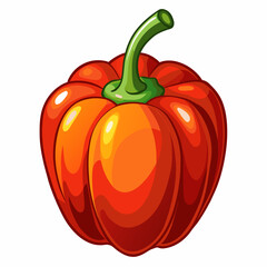 Bell Pepper Isolated Vector Art Spice Up Your Designs