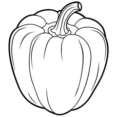 Bell Pepper Isolated Vector Art Spice Up Your Designs