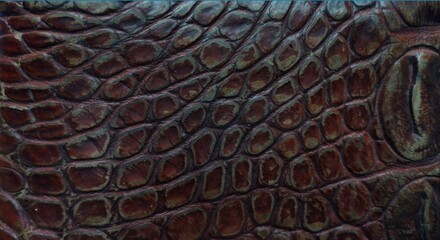 Crocodile skin texture background. Crocodile leather texture.
