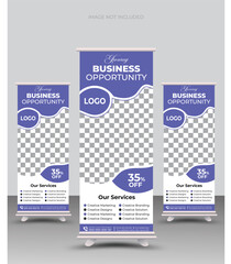 Modern business roll up Business roll up banner display presentation Modern roll up banner 
