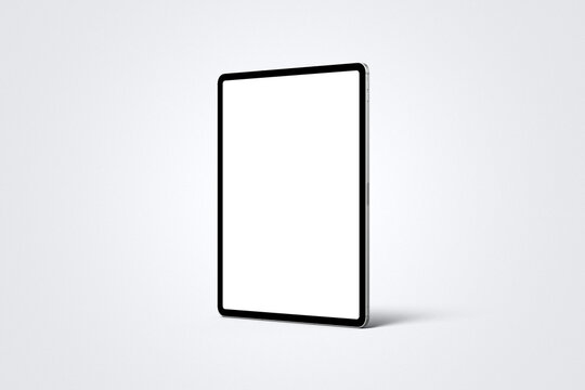 Realistic Potrait Tablet Mockup