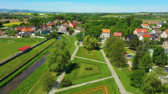 Blonie Walking Area Kamieniec Zabkowicki Aerial View Poland