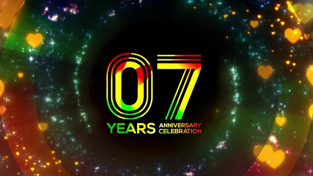 Festivals 7 Year Anniversary, Party Events, Wish Logo Videos
