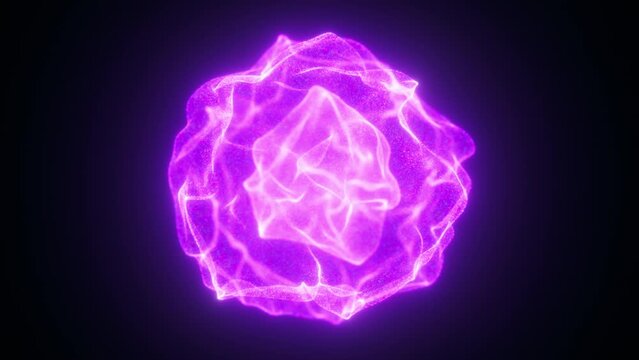 Abstract Energy ball. Computer generated 3d render