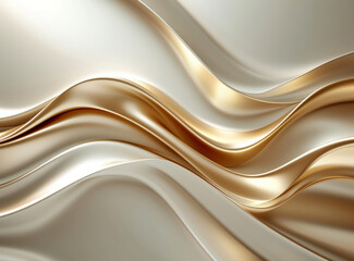 Abstract golden wavy background