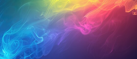 tasteful color transitions Rainbow-colored wallpaper for a banner or website.