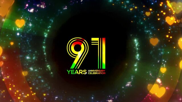 Festivals 91 Year Anniversary, Party Events, Wish Logo Videos