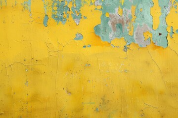 yellow paint wall background