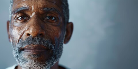 Fototapeta na wymiar portrait of an elderly beautiful man Generative AI