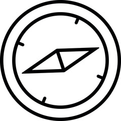 Compas icon illustration isolated vector sign symbol © Tanvir