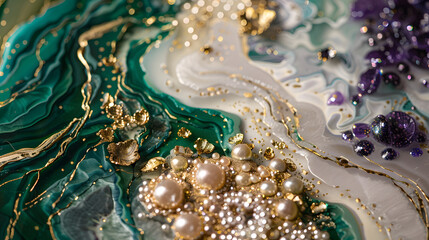 Fototapeta premium Rich emerald