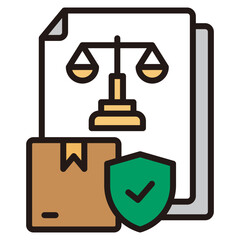 Product Safety Regulations  Icon Element For Design