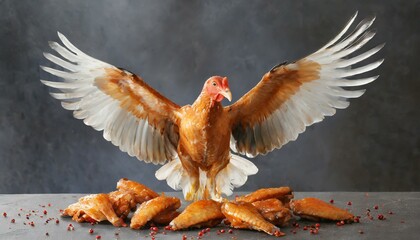 Airborne Poultry: Flying Chicken Soars Through the Skies