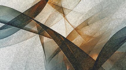 Stylized pattern and texture in sheer, overlapping swaths of black, gray, rust and blue - obrazy, fototapety, plakaty