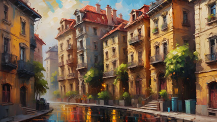 Naklejka premium Exploring Modern Apartments and Buildings