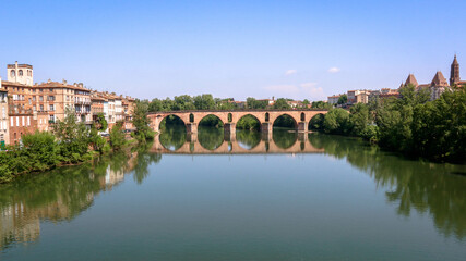 Views from the city of Montauban, France
