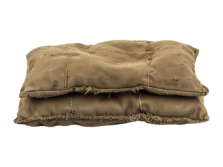 Military army sand bag isolated