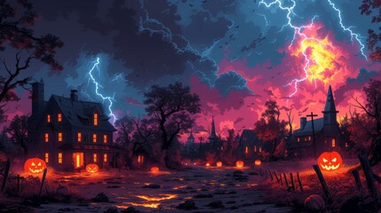 Fototapeta premium Thunderstruck Haunt