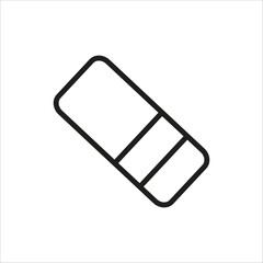 eraser vector icon line new template