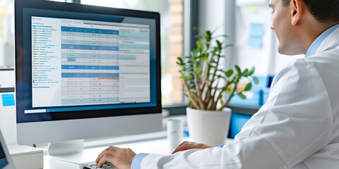 Doctors Engaged in Digital Diagnosis ,Doctors at Work on Computers ,Doctors' Keyboard Conversations