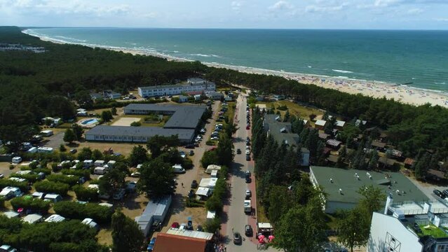 Beautiful Landscape Rowy Piekny Krajobraz Aerial View Poland