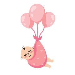 baby shower illustration