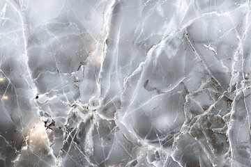 A polished grey marble surface, reflecting a soft, ambient light. 32k, full ultra HD, high resolution