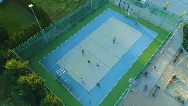Playground Rumia Plac Zabaw Towarowa Aerial View Poland